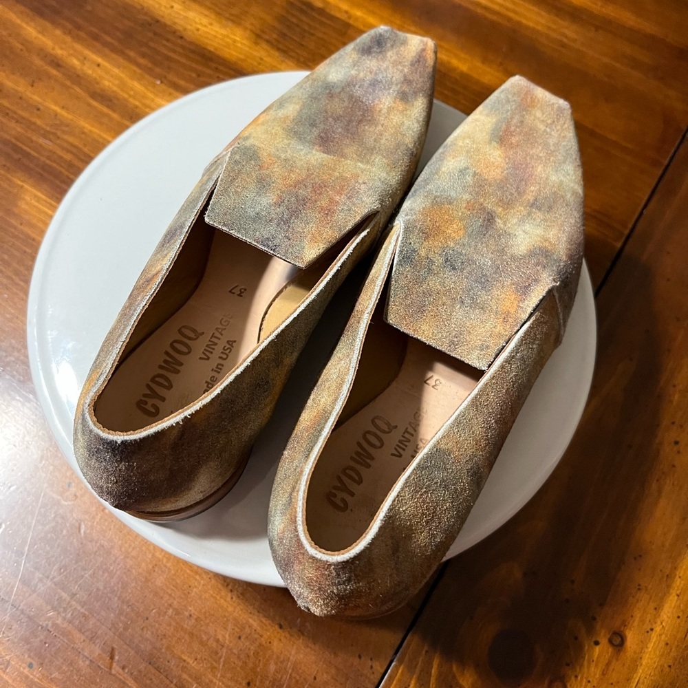 Cydwoq Suede Cliff Dweller Battens Slip On Loafer’s